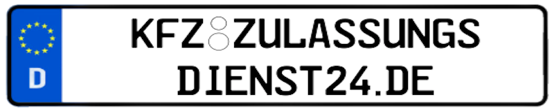 Autokennzeichen online bestellen